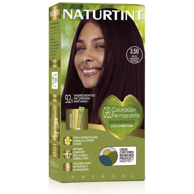Naturtint Tinte De Cabello 3.56 Rojo Radiante Intenso 1Ud