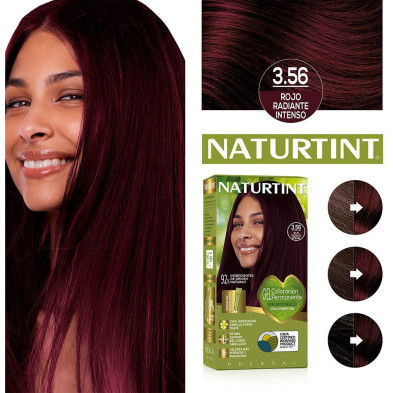 Naturtint Tinte De Cabello 3.56 Rojo Radiante Intenso 1Ud