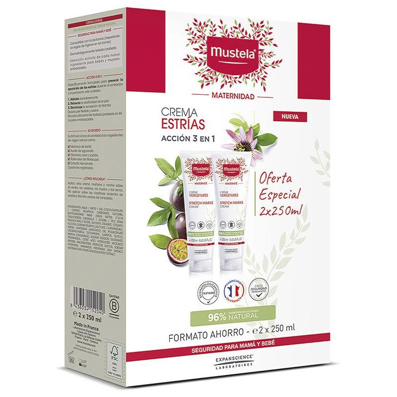 Maternidad Duo Crema Prevención Estrías 2 X 250 Ml