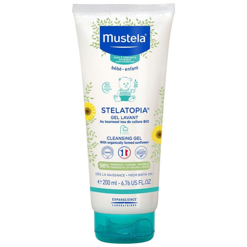Mustela Stelatopia Gel De Baño Girasol 200Ml
