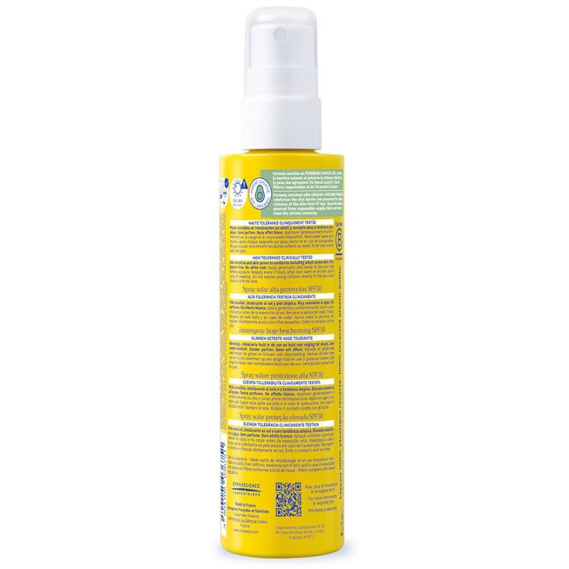 Bebé-Niño Sol Spray Solar Alta Protección Spf50 200 Ml