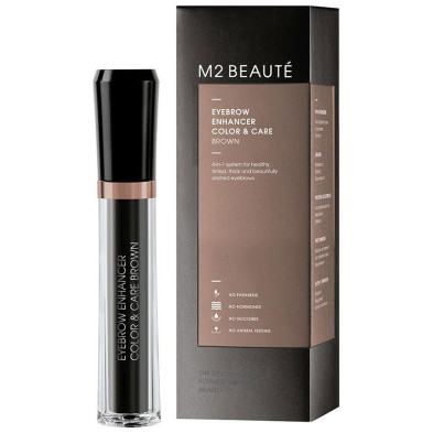 M2 Beauté Eyebrow Enhancer Color Y Care Brown 6Ml