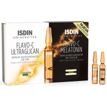 Isdin Isdinceutics Flavo-C Pack Ultraglican 10Amp + Melatonin 10Amp
