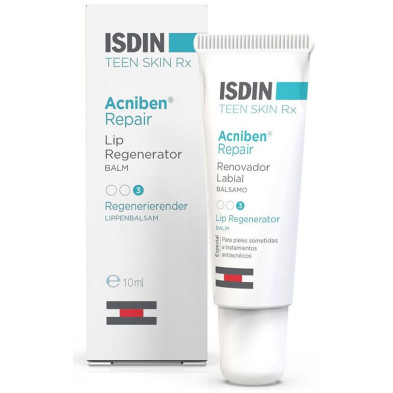 Isdin Teen Skin Rx Acniben Repair Renovador Labial Bálsamo 10Ml