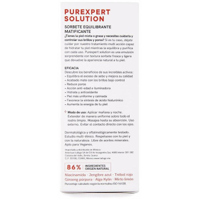 Purexpert Solution Sorbete Equilibrante Matificante 40 Ml
