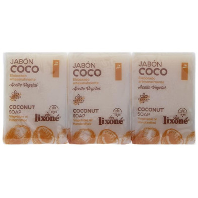 Coco Jabón 100% Natural 3 X 125 Gr Coco Jabón 100% Natural 3 X 125 Gr