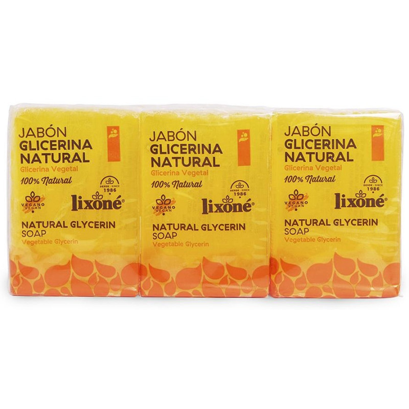 Glicerina Natural Jabón Piel Sensible 3 X 125 Gr Glicerina Natural Jabón Piel Sensible 3 X 125 Gr