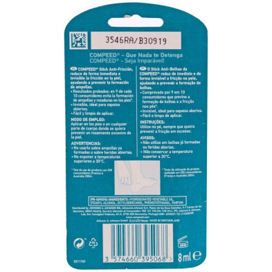 Compeed Stick Anti-Fricción 8Ml