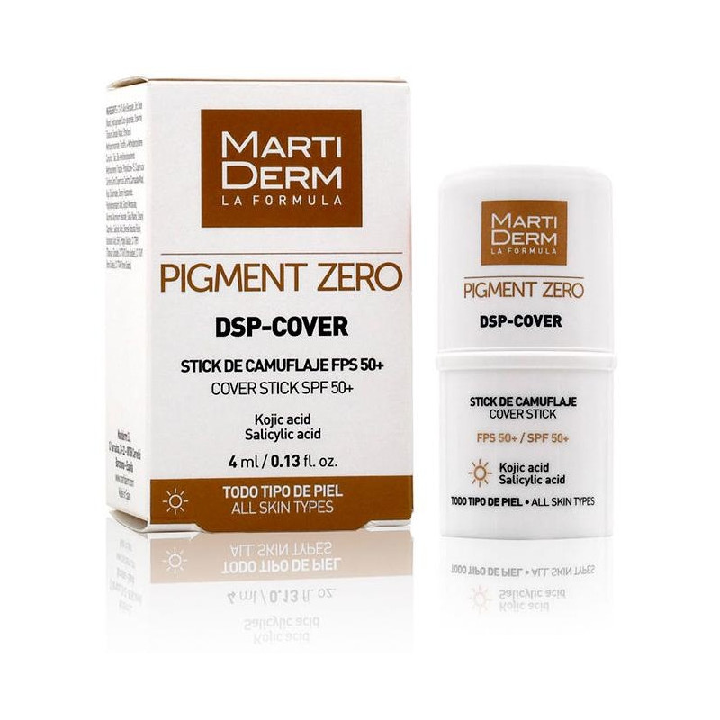Martiderm® Pigment Zero Dsp-Cover Stick De Camuflaje Spf50+ 4Ml