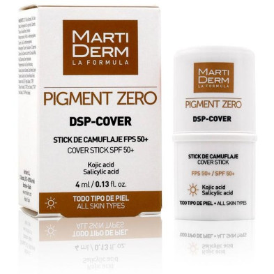 Martiderm® Pigment Zero Dsp-Cover Stick De Camuflaje Spf50+ 4Ml