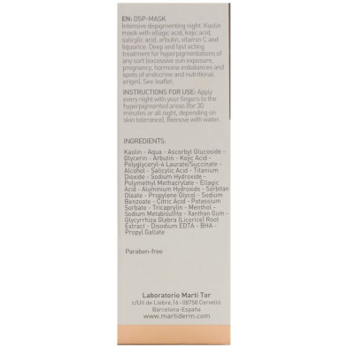 Dsp-Mask Despigmentante Intensivo Noche 30 Ml