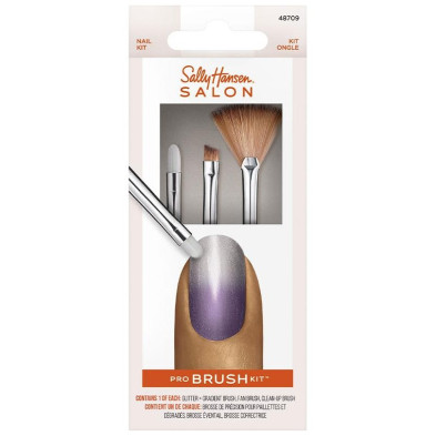 Sally Hansen Salon Pro Brush Kit 3Uds