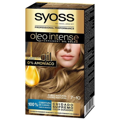 Oleo Intense Tinte Sin Amoniaco 7.10-Rubio Natural 5 Pz