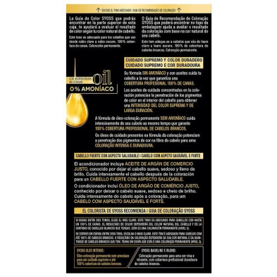 Syoss Olio Intense Tinte Sin Amoniaco 8.60 Rubio Miel 50Ml