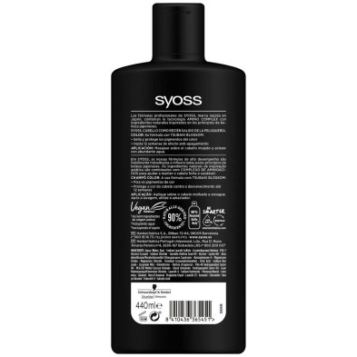 Syoss Shampoo Cabello Teñido Color Tech 440Ml