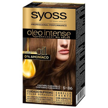 Syoss Olio Intense Tinte Sin Amoniaco 5.86 Castaño Caramelo 50Ml