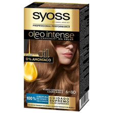 Syoss Olio Intense Tinte Sin Amoniaco 6.80 Rubio Caramelo 50Ml