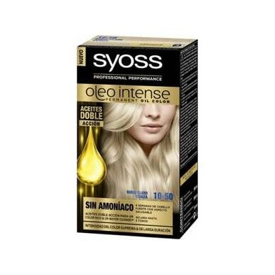 Oleo Intense Tinte Sin Amoniaco 10.50 - Rubio Claro Ceniza 5 Pz