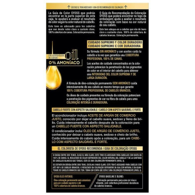 Syoss Oleo Intense Permanent Oil Color Rubio Oscuro 6-10 50Ml
