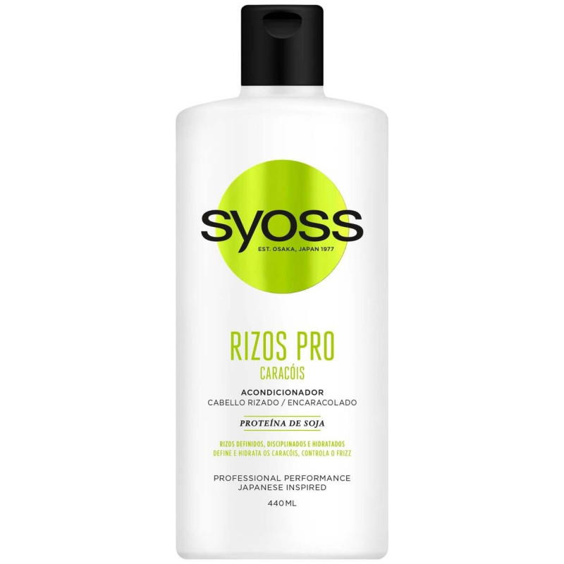 Syoss Rizos Pro Acondicionador Cabello Ondas O Rizos 440Ml