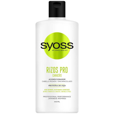 Syoss Rizos Pro Acondicionador Cabello Ondas O Rizos 440Ml