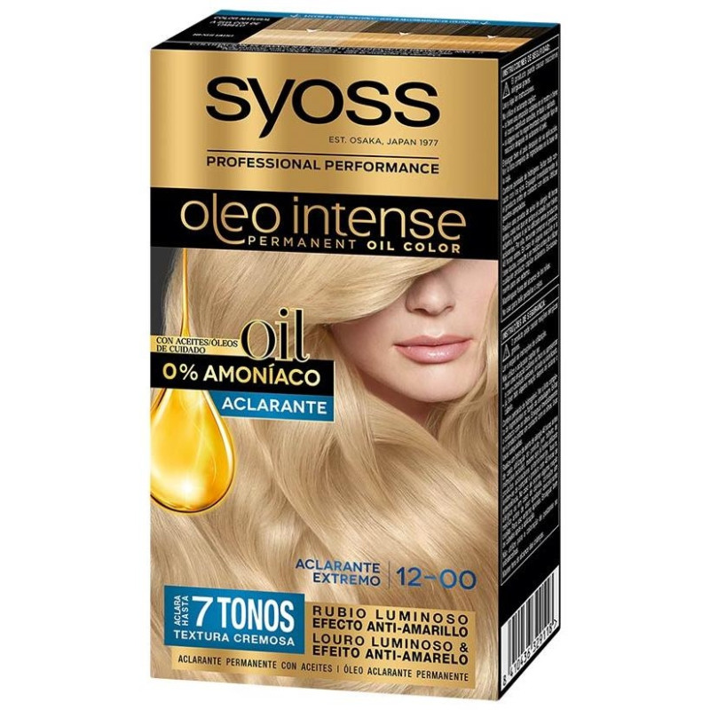 Oleo Intense Tinte Sin Amoniaco 12.0-Aclarante Extremo 5 Pz
