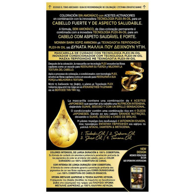 Oleo Intense Tinte Sin Amoniaco 4-60-Castaño Dorado 5 U