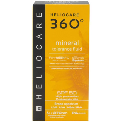 Heliocare 360º Mineral Tolerance Fluid Protector Solar Spf50 50Ml
