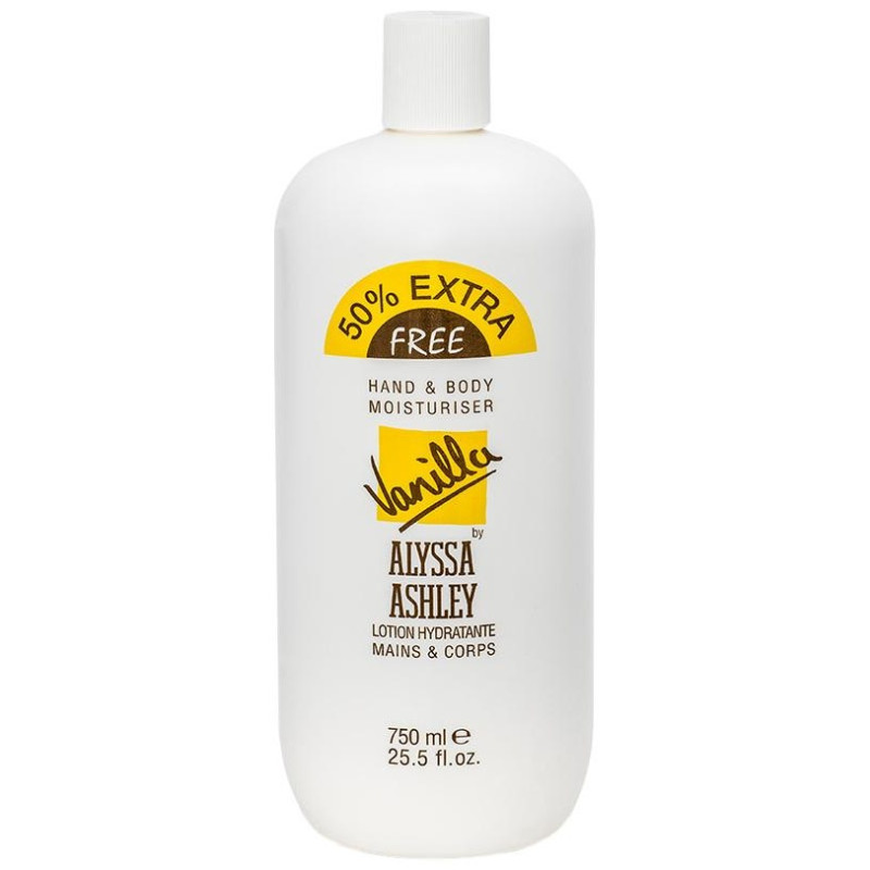 Alyssa Ashley Vanilla Hand And Body Moisturiser 750Ml