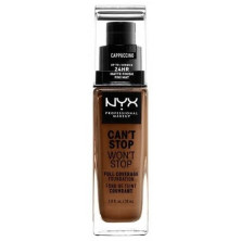 Nyx Can'T Stop Won'T Stop Full Coverage Foundation Warm Mahogany 30Ml