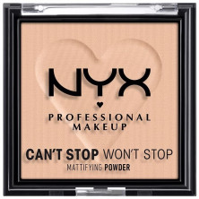 Nyx Can'T Stop Won'T Stop Mattifying Powder 03 Light Medium 6G