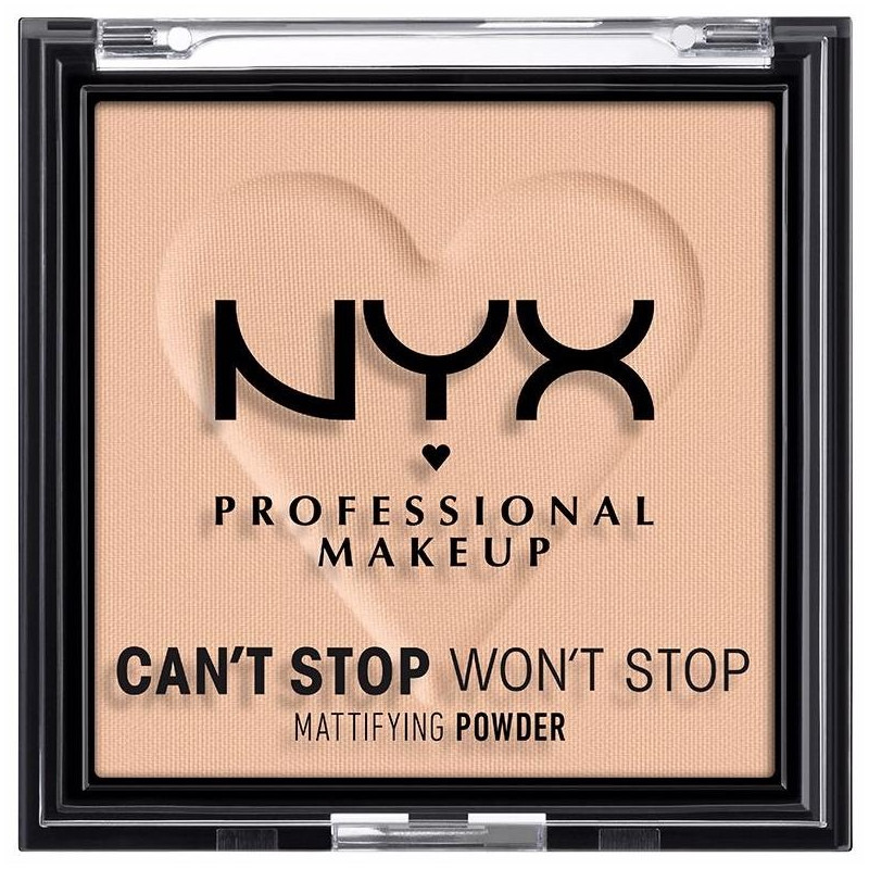 Nyx Can'T Stop Won'T Stop Mattifying Powder 03 Light Medium 6G