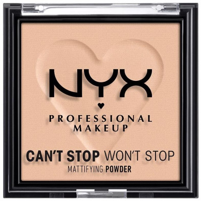 Nyx Can'T Stop Won'T Stop Mattifying Powder 03 Light Medium 6G