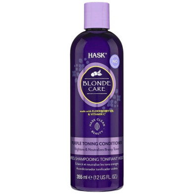 Hask Blonde Care Purple Toning Conditioner 355Ml Hask Blonde Care Purple Toning Conditioner 355Ml