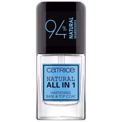 Catrice Natural All In 1 Endurecedor, Base Y Top Coat 10,5Ml
