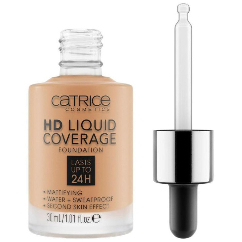 Hd Liquid Coverage Foundation Dura Hasta 24H 046-Camel Beige 30 Ml