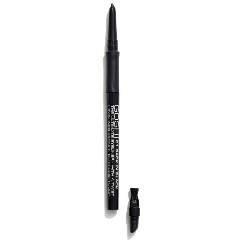 Gosh The Ultimate Eyeliner With A Twist 01 Back In Black 0.4G Gosh The Ultimate Eyeliner With A Twist 01 Back In Black 0.4G