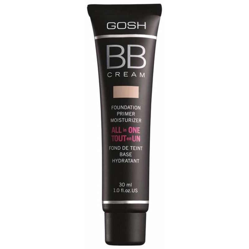Gosh Copenhagen Bb Cream Foundation Primer Moisturizer 02 Beige 30Ml