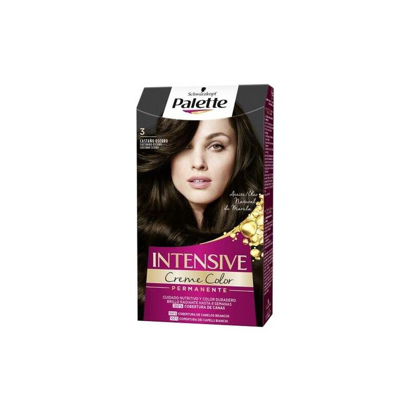 Schwarzkopf Palette Intensive Tinte N3 Castaño Oscuro 1Ud