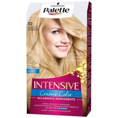 Schwarzkopf Kit Tinte Palette Intensive 10 Rubio Muy Claro