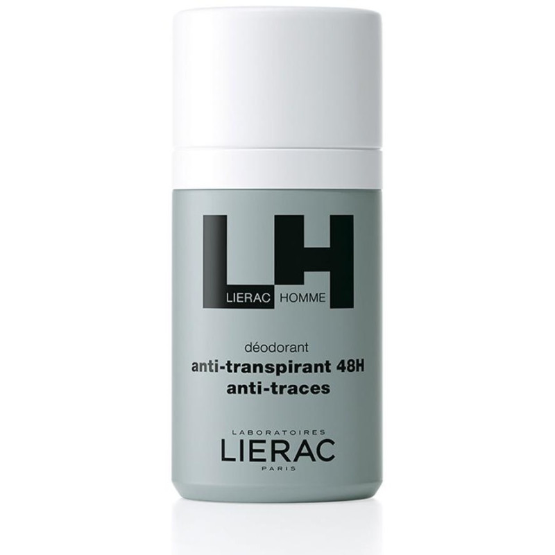 Lierac Homme Desodorante Anti-Transpirante 48H Anti-Trazas 50Ml