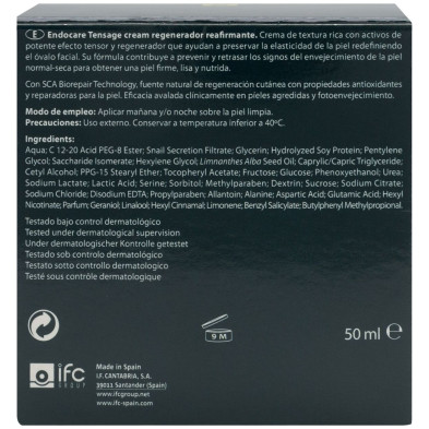 Endocare Tensage Crema 50Ml
