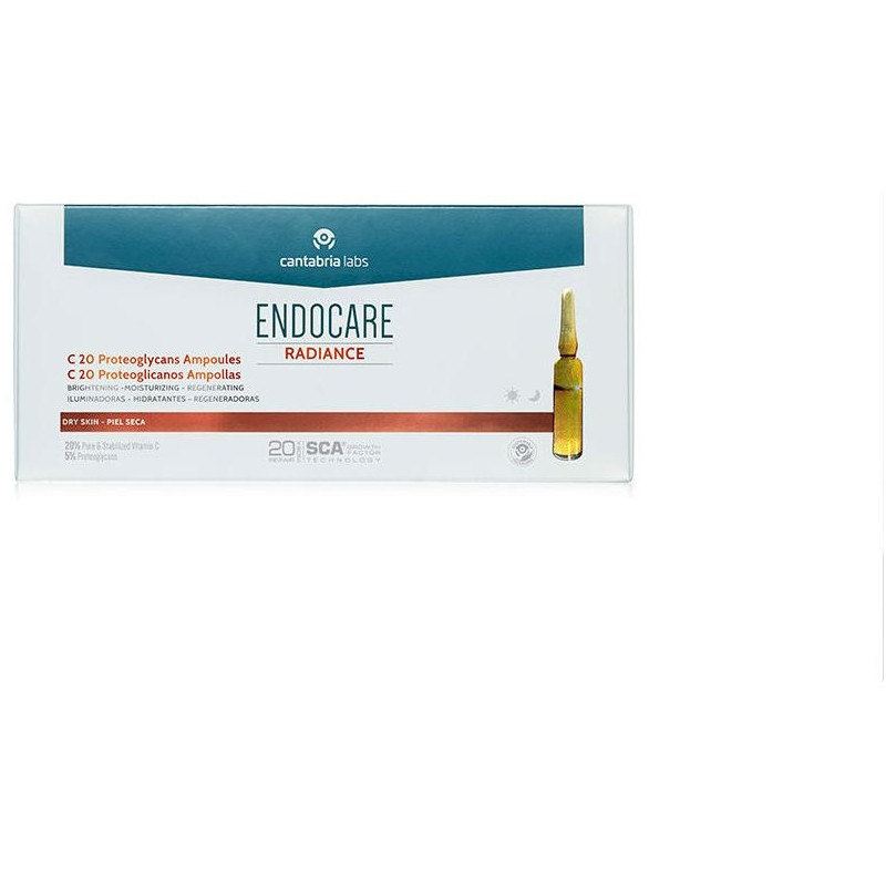 Endocare Radiance C 20 Proteoglicanos Ampollas Piel Seca 30Amp
