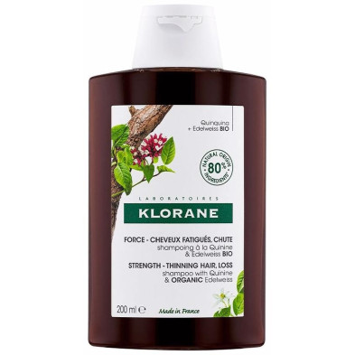 A La Quinina Y Edelweiss Bio Champú Anticaída 200 Ml