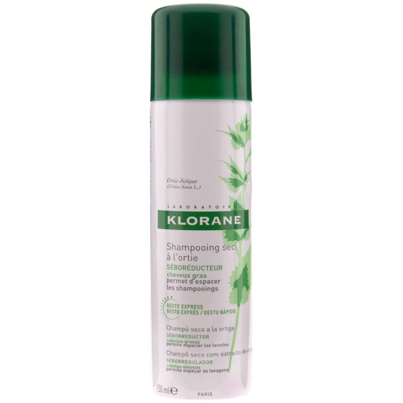 A La Ortiga Champú Seco Seborregulador Cabello Graso 150 Ml