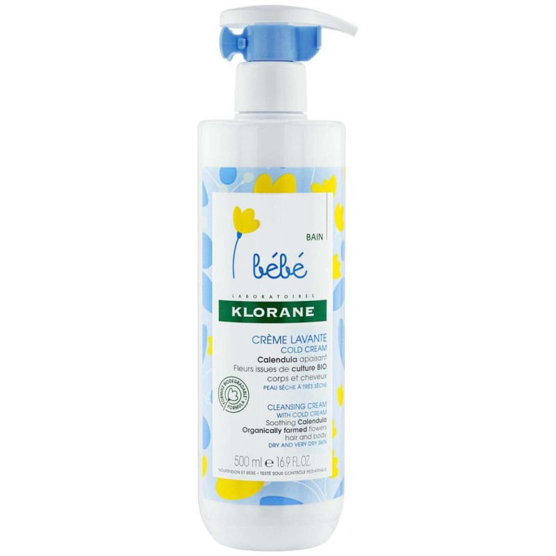 Klorane Crema Limpiadora Cold Caléndula 500Ml