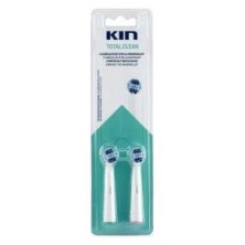 Kin Cepillo Dental Eléctrico Recambio Limpieza Total 2 U