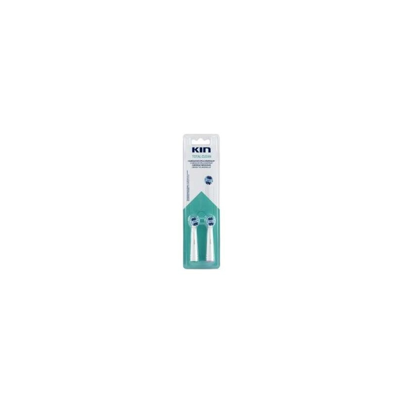 Kin Cepillo Dental Eléctrico Recambio Limpieza Total 2 U
