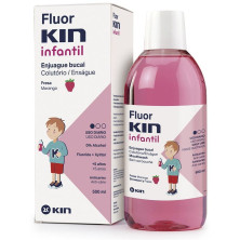 Fluorkin Infantil Enjuague Bucal Anticaries Fresa 500 Ml