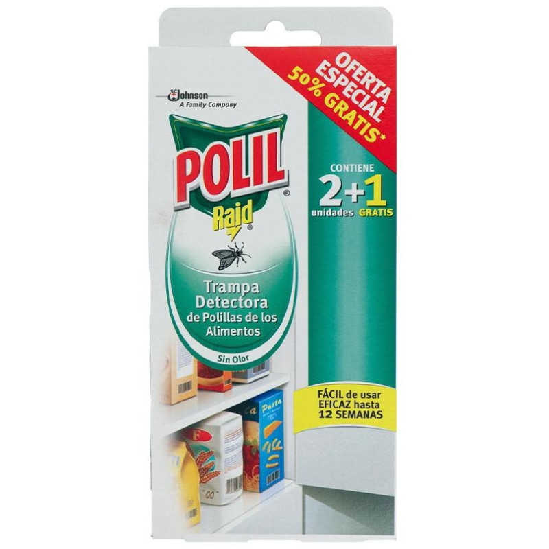 Polil Alimentos Trampa Polillas 2 + 1 Gratis 3 U